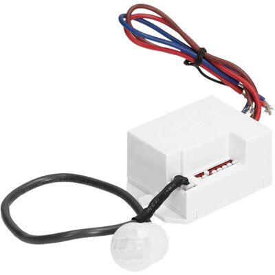 Memkey - Mini Motion Sensor 140 Degree led Compatible ac 110-240V with Twilight Sensor and Timer Memkey - Mini Motion Sensor 140 Degree led Compatible ac 110-240V with Twilight Sensor and Timer
