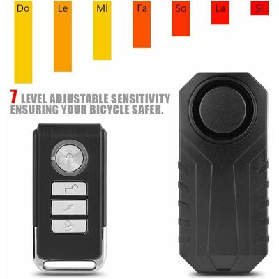 HOOPZI Motorcycle Alarm System, Wireless Motorcycle Bike Theft Alarm System, Vehicle Alarm Lock Burglar Alarm Security Lock with Remote Control Black HOOPZI Motorcycle Alarm System, Wireless Motorcycle Bike Theft Alarm System, Vehicle Alarm Lock Burglar Alarm Security Lock with Remote Control Black
