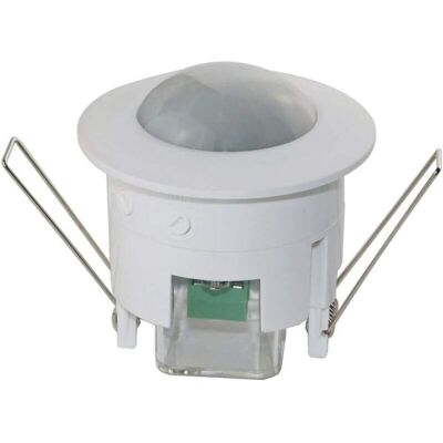 SNQ piece Infrared Motion Detector Recessed Ceiling Mount Indoor Light Control 360° Working Area 6m Range Integrated Light Sensor White SNQ piece Infrared Motion Detector Recessed Ceiling Mount Indoor Light Control 360° Working Area 6m Range Integrated Light Sensor White