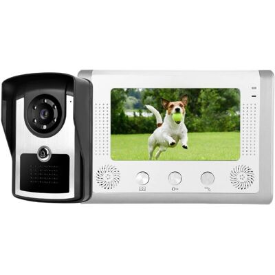 OEM 7-inch Vido Wired Doorbell Tanche Wired Intercom System Vido Door Tlphone Ir Camera Monitor For Villa, House, Office, Flat OEM 7-inch Vido Wired Doorbell Tanche Wired Intercom System Vido Door Tlphone Ir Camera Monitor For Villa, House, Office, Flat