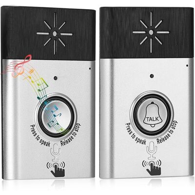 OEM Intercom System With Doorbell, Adjustable Volume And Ringtone, Loud And Clear Voice Sound – Silver OEM Intercom System With Doorbell, Adjustable Volume And Ringtone, Loud And Clear Voice Sound – Silver