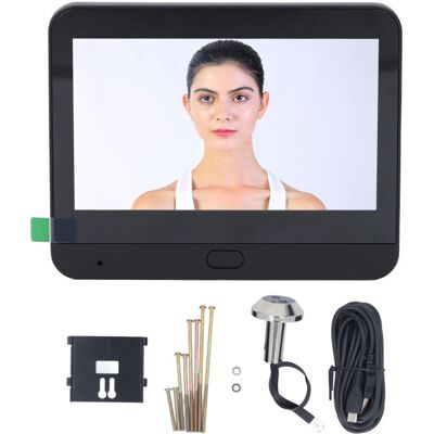 OEM – Wireless 1080p Peephole Camera Doorbell – 120° Night Vision – 4.3-inch Lcd Screen – Pir Motion Detection – Two-way Intercom OEM – Wireless 1080p Peephole Camera Doorbell – 120° Night Vision – 4.3-inch Lcd Screen – Pir Motion Detection – Two-way Intercom