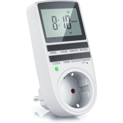 SIOKS Digital Timer – 2.1" (5.3 Cm) Lcd Screen – 3680 W – Digital Timer With 10 Configurable Programs – Backup Battery – Random Switching – Child Safety Lock – Fei Yu SIOKS Digital Timer – 2.1" (5.3 Cm) Lcd Screen – 3680 W – Digital Timer With 10 Configurable Programs – Backup Battery – Random Switching – Child Safety Lock – Fei Yu