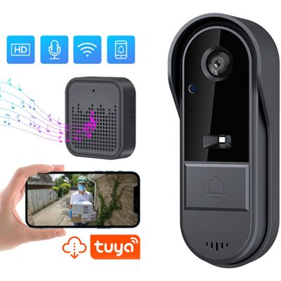 OEM Tuya Smart Video Doorbell Camera Doorbell Ip65 Cameras Two-way Voice Intercom 125° Wide Angle Camera 2.4 Ghz 800w Home Surveillance OEM Tuya Smart Video Doorbell Camera Doorbell Ip65 Cameras Two-way Voice Intercom 125° Wide Angle Camera 2.4 Ghz 800w Home Surveillance
