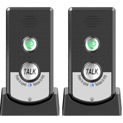 TORMATOR Set of 2 Wireless Home Intercoms, Two-Way Calling, Ultra Long Range Wireless Portable Voice Intercom for Seniors, Room-to-Room Communication, TR TORMATOR Set of 2 Wireless Home Intercoms, Two-Way Calling, Ultra Long Range Wireless Portable Voice Intercom for Seniors, Room-to-Room Communication, TR