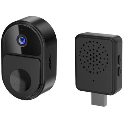 GOTRAYS Smart Video Doorbell 1080P WiFi Camera Two-Way Video Intercom Wireless Outdoor Doorbell Smart Life app Security Protection,Black GOTRAYS Smart Video Doorbell 1080P WiFi Camera Two-Way Video Intercom Wireless Outdoor Doorbell Smart Life app Security Protection,Black