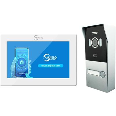 GOTRAYS Tuya 2-Wire Video Intercom System with 1080P Camera and 7 Inch Touch Screen - WiFi Visual Doorbell Kit with 32G Card, Auto Snapshot, Remote Unlock GOTRAYS Tuya 2-Wire Video Intercom System with 1080P Camera and 7 Inch Touch Screen - WiFi Visual Doorbell Kit with 32G Card, Auto Snapshot, Remote Unlock