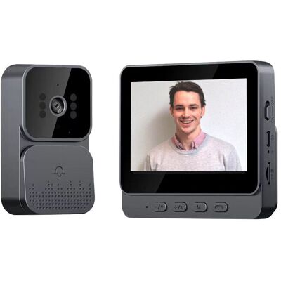 Ikodm - Video Doorbell with 4.3 inch ips Screen, Video Intercom, Two-Way Voice Talk, Night Vision Ikodm - Video Doorbell with 4.3 inch ips Screen, Video Intercom, Two-Way Voice Talk, Night Vision