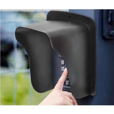 TINOR Waterproof Metal Cover for Doorbell, Door Lock, Intercom, Outdoor Doorbell Rain Cover Protects the Device from Sun and Raindrops TINOR Waterproof Metal Cover for Doorbell, Door Lock, Intercom, Outdoor Doorbell Rain Cover Protects the Device from Sun and Raindrops