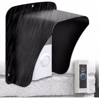 WOIYIC Waterproof Metal Cover for Video Camera, Doorbell, Door Lock, Access Door Button, Protects Device from Sun and Rain Drops, Suitable for All Types WOIYIC Waterproof Metal Cover for Video Camera, Doorbell, Door Lock, Access Door Button, Protects Device from Sun and Rain Drops, Suitable for All Types