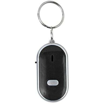 SNQ Whistle Key Finder, Voice Activated Key Finder with Light Function (Black) SNQ Whistle Key Finder, Voice Activated Key Finder with Light Function (Black)