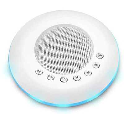 Tinor - White Sounder, Suitable for Babies and Adults, 28 Sounds, Night Light Function, usb Powered, White Tinor - White Sounder, Suitable for Babies and Adults, 28 Sounds, Night Light Function, usb Powered, White