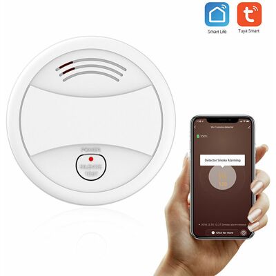 Dhklfa - Wifi Smoke Detector Smart Sensor Fire Alarm Smart Wireless Security System Life Tuya App Control Smart Home House Dhklfa - Wifi Smoke Detector Smart Sensor Fire Alarm Smart Wireless Security System Life Tuya App Control Smart Home House