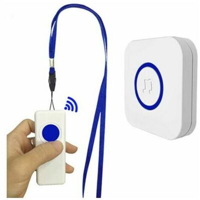 DEWDAT Wireless Home Alarm/Wristband Elderly Alarm/Call Button/Wireless Pager/Elderly Buzzer/Home Alarm Receiver 330M Distance whwy DEWDAT Wireless Home Alarm/Wristband Elderly Alarm/Call Button/Wireless Pager/Elderly Buzzer/Home Alarm Receiver 330M Distance whwy