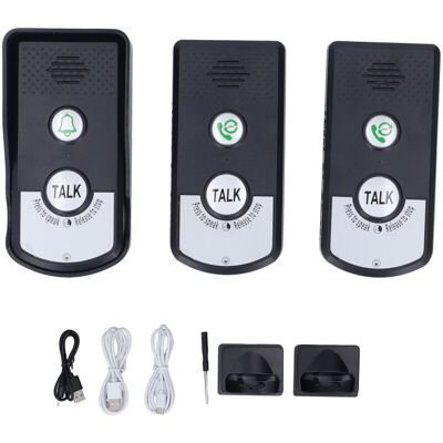 SNQ Wireless Intercom Doorbell 1500 Meters 2 Charging Methods Intercom for Home Security SNQ Wireless Intercom Doorbell 1500 Meters 2 Charging Methods Intercom for Home Security