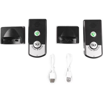 TEHTUY Wireless intercom, doorbell, two-way voice intercom system, for home, elderly people, hospital patients and nurses TEHTUY Wireless intercom, doorbell, two-way voice intercom system, for home, elderly people, hospital patients and nurses
