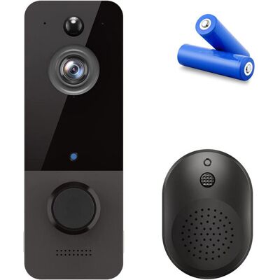 LIIYIELA Wireless video intercom, interior/exterior security camera with timbre, two-way audio, AI-driven person detection, night vision, instant alerts, live LIIYIELA Wireless video intercom, interior/exterior security camera with timbre, two-way audio, AI-driven person detection, night vision, instant alerts, live