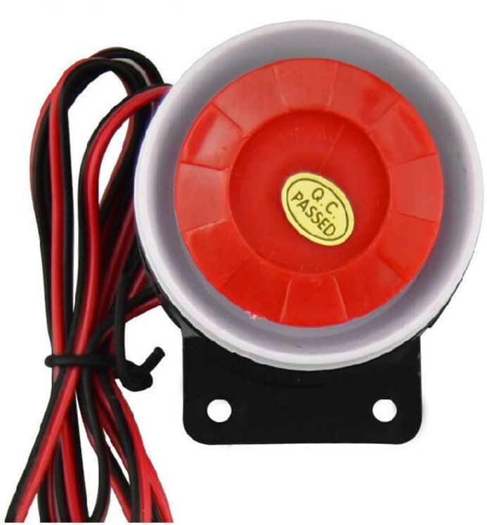 Ymyny - 12V 120dB Mini Wired Siren for Alarm Security System Alarm Accessories Siren Home Security Alarm System Anti-theft Horn Buzzer High Intrusion