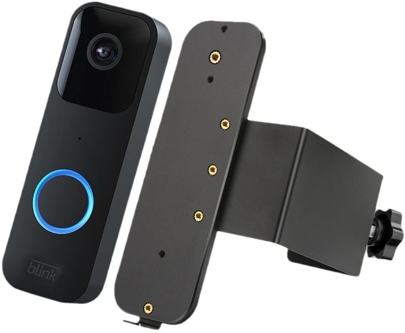 COOCHEER Blink Doorbell Bracket, Adhesive Mounting Bracket for Blink Video Doorbell, No-Drill Door Bracket, Accessories for Blink Home Security System,(Blink