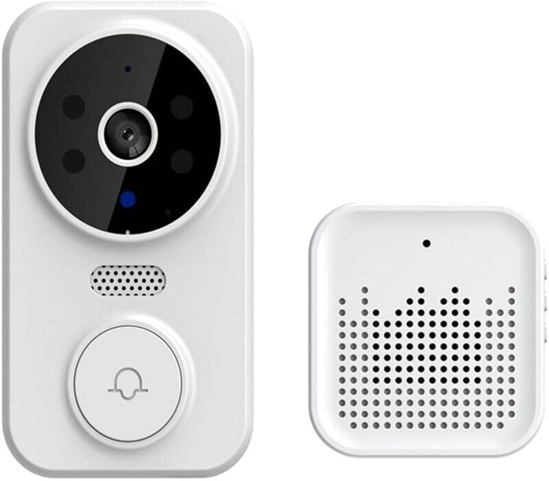 GOTRAYS Wireless Remote Video Doorbell, Smart Home Wifi Door Bell Outdoor Wireless Doorbell Camera Chime Two-Way Audio Intercom Night Vision Smart Life APP
