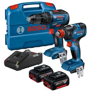 18v Brushless Combi Hammer Drill Impact Driver Wrench GSB18V GDX18V200 5AH - Bosch