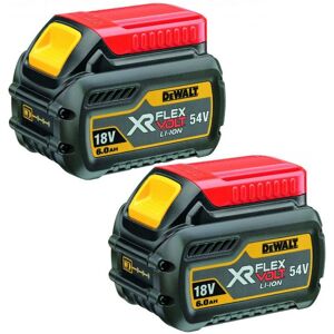 DCB546 18v / 54v xr Flexvolt 6.0ah Battery DCB546-XJ - Twin Pack - Dewalt