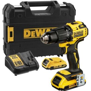 Dewalt - DCD709D2T 18v xr Brushless Compact Combi Hammer Drill Tstak - 2 x 2.0ah