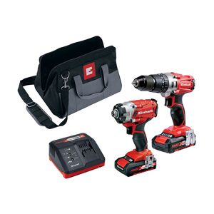 Power X-Change Combi & Impact Driver Twin Pack 18V 2 x 2.0Ah Li-ion EINPXTWIN2 - Einhell