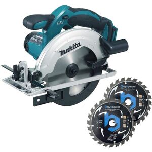 Makita - DHS680Z 18v Lithium Brushless Circular Saw 165mm Bare +2 Extra bap Blades