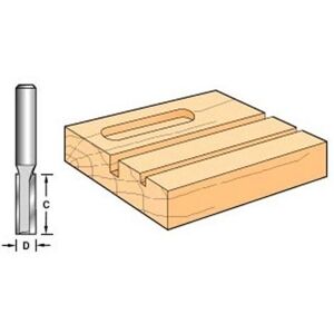 Trend - C022 x 1/4 Tungsten Carbide Two Flute 12-7mm