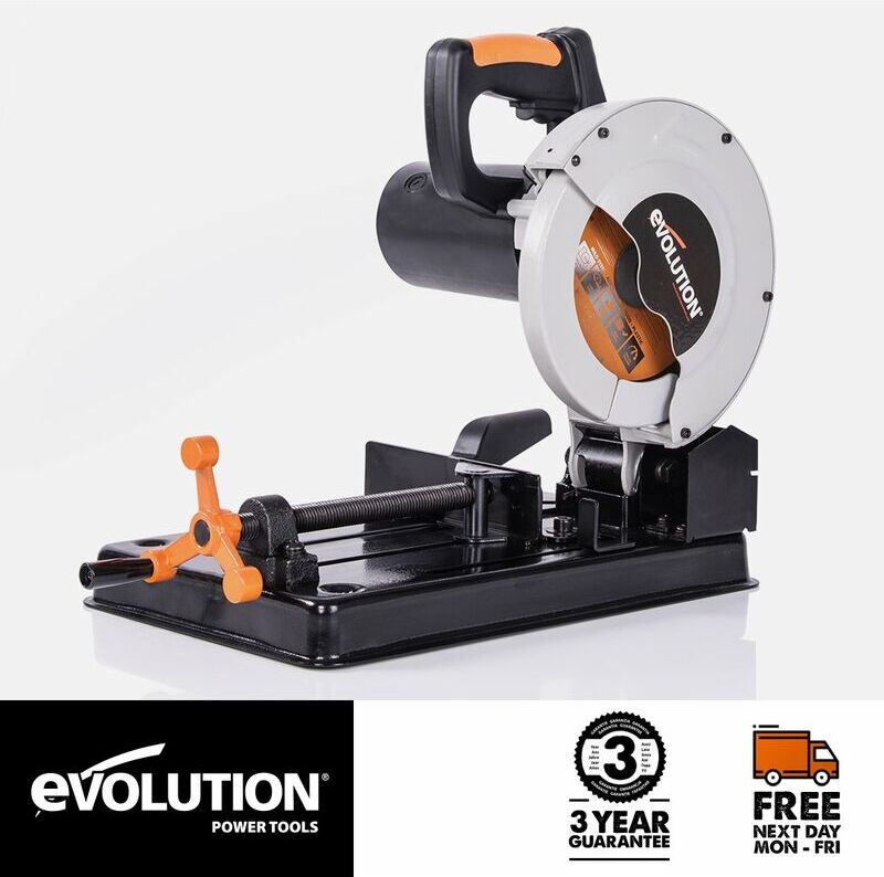 EVOLUTION POWER TOOLS Evolution RAGE4 - 185mm Chop Saw with tct Multi-material Cutting Blade (230V)