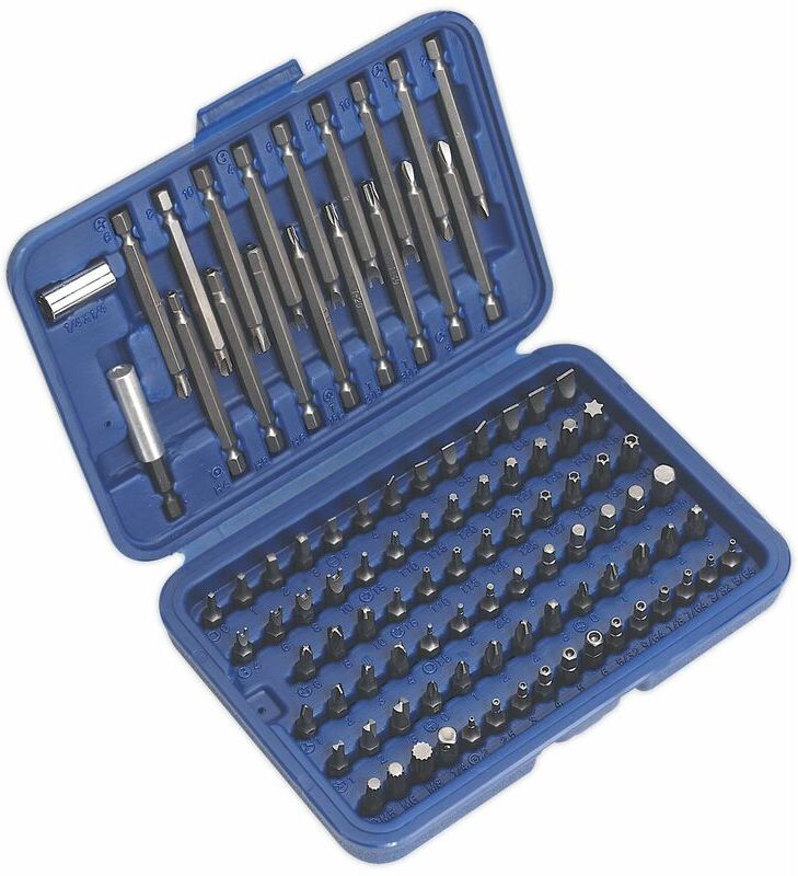 Power Tool/Security Bit Set 99pc Long & Short AK2099 - Sealey