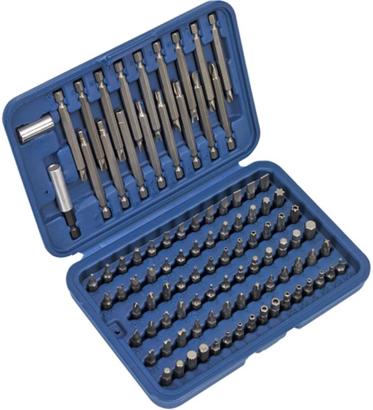 Power Tool/Security Bit Set99 Piece Long & Short - Sealey