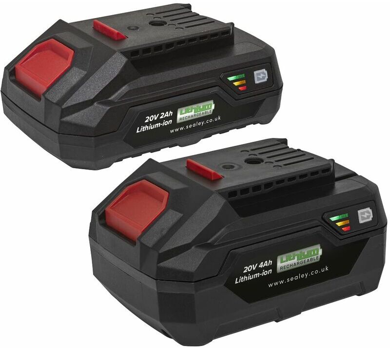 Power Tool Battery Pack 20V 2Ah & 4Ah Kit for SV20 Series BK24 - Sealey