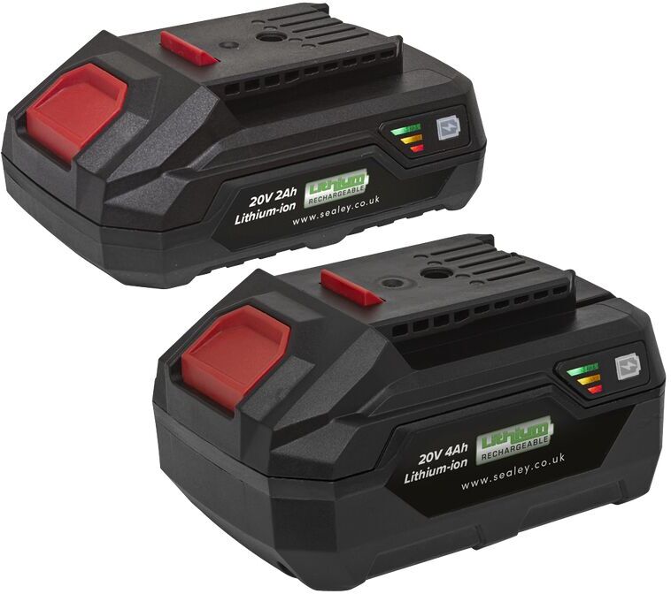 Power Tool Battery Pack 20V 2AH & 4AH Kit for SV20 Series - Sealey