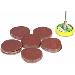 HOOPZI 100pcs 25mm Sanding Paper Abrasives Round Sandpaper DIY Accessories for Abrasive Sander 100/180/240/1500/3000