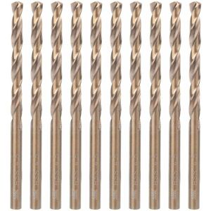 Langray - 10pcs High Speed Steel hss Twist Drill Bits Drilling Tool for Stainless Steel Iron Plate Wood Plastic Aluminum(4.5mm)
