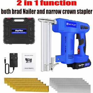 Day Plus - 21V Li-ion Cordless Nail Gun And Staple Gun Tools Charger Workshop Power Tool