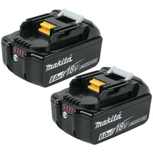 2x Genuine Makita 18V 6.0Ah Li-Ion lxt Battery BL1860 6AH New Star Battery