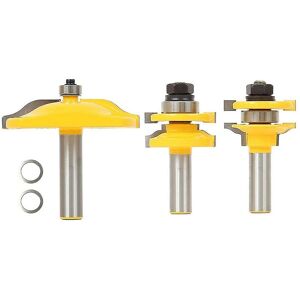 WOOSIEN 3 Piece Router Bits, 1/2