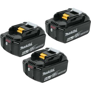 3x Genuine Makita 18V 6.0Ah Li-Ion lxt Battery BL1860 6AH New Star Battery