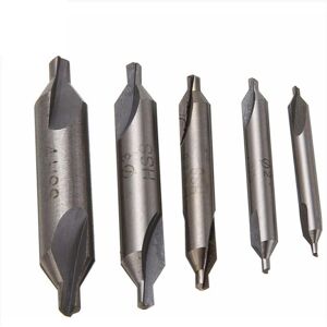 Denuotop - Other Drill Bit, Center Drill Bit Double Ended Drill Bit 1.5/2.0/2.5/3.0/4.0mm 5pcs