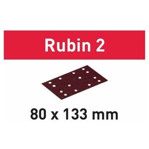 Festool - Rubin2 Abrasive Sheet stf 80X133 P60 RU2/50 499