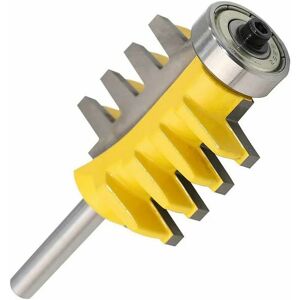 HOOPZI 8mm Shank Rail Finger Reversible Joint Router Glue Bit Cone Tenon Cutters for Woodworking Carpenter Tools