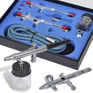 Berkfield Home - Airbrush Set with 2 Spray Guns