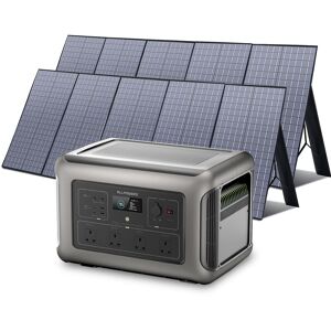 Allpowers - Home Battery Power Station LiFePO4 3168 Wh, Voice Control With 2Pcs 400W Solar Panel For Home Backup Outdoor R3500
