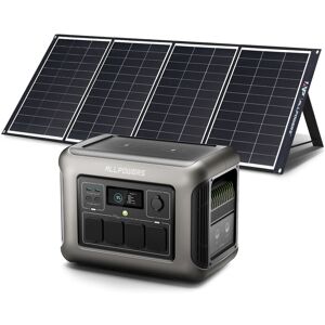 Allpowers - R1500 Solar Generator, 1800W 1152Wh Portable Power Station with 200W Monocrystalline Solar Panel, LiFePO4 Battery Pack, ups Function for