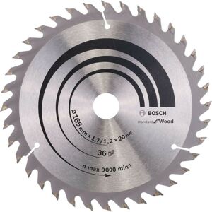 2608642602 165mm x 20mm 36 Tooth Optiline Wood Circular Saw Blade - Bosch