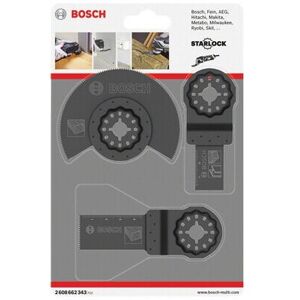 Bosch 3 Piece Multi-cutter Blade Set for General Wood Applications (2 608 662 34