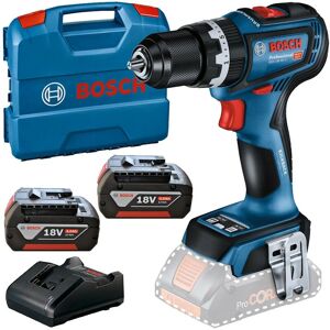 Bosch GSB 18V-90 C 18v Brushless Combi Hammer Drill Kickback Control 2 X 4ah